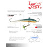Балансир Lucky John FIN 5 + тройник, 7 см, цвет 53 блистер