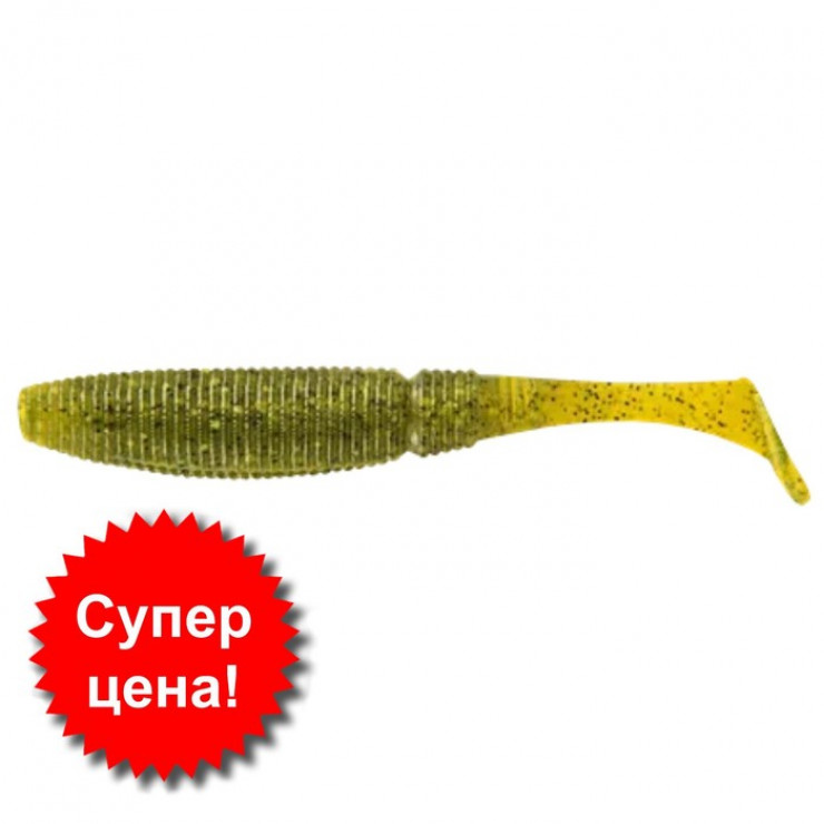 Приманка съедобная Allvega Power Swim, 7.5 см, 4 г, 7 штук, цвет green pumpkin