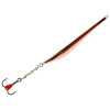 Блесна вертикальная зимняя Lucky John DOUBLE BLADE с цепочкой и тройником, 6.5 см CS блистер